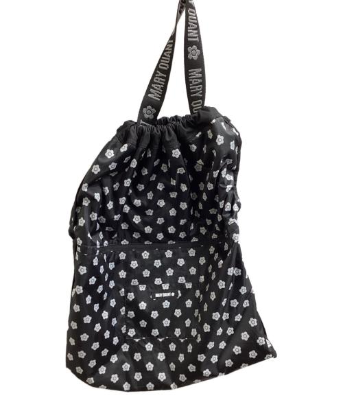 MARY QUANT（マリークヮント）MARY QUANT (マリークヮント) ロゴドロストショルダー ブラックの古着・服飾アイテム