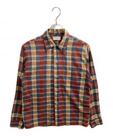 brookdale（ブルックデール）の古着「チェックシャツ」｜ブラウン
