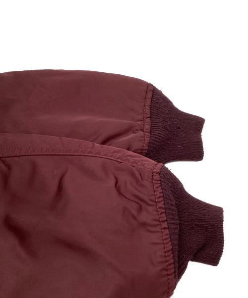 ALPHA（アルファ）ALPHA  (アルファ) MA-1 フライトジャケット / USA製 ワインレッド サイズ:MEDIUMの古着・服飾アイテム