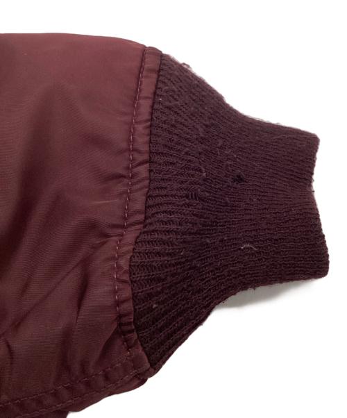 ALPHA（アルファ）ALPHA  (アルファ) MA-1 フライトジャケット / USA製 ワインレッド サイズ:MEDIUMの古着・服飾アイテム