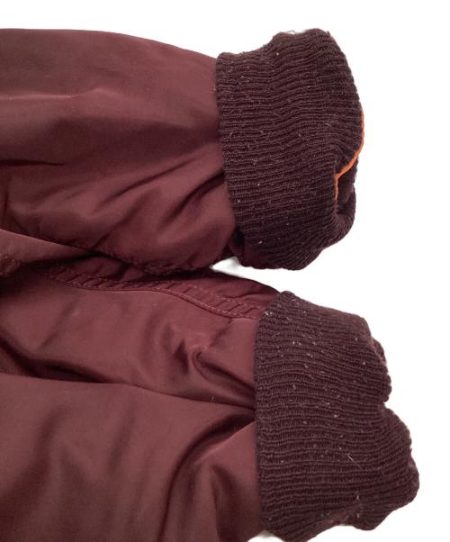 ALPHA（アルファ）ALPHA  (アルファ) MA-1 フライトジャケット / USA製 ワインレッド サイズ:MEDIUMの古着・服飾アイテム