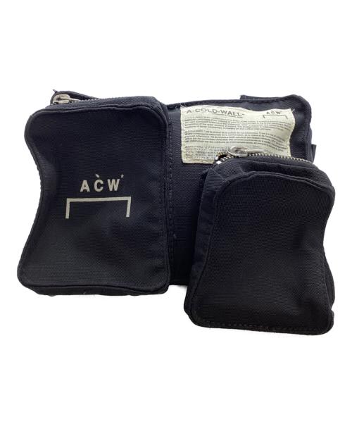 A-COLD-WALL（ア・コールド・ウォール）A-COLD-WALL (ア・コールド・ウォール) CANVAS HOLSTER BAG ブラックの古着・服飾アイテム