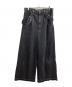 PRANK PROJECT（プランクプロジェクト）の古着「Loose Waist Two-way Salopette Pants / ルーズウエスト ツーウェイサロペットパンツ / 31231265407」｜ブラック