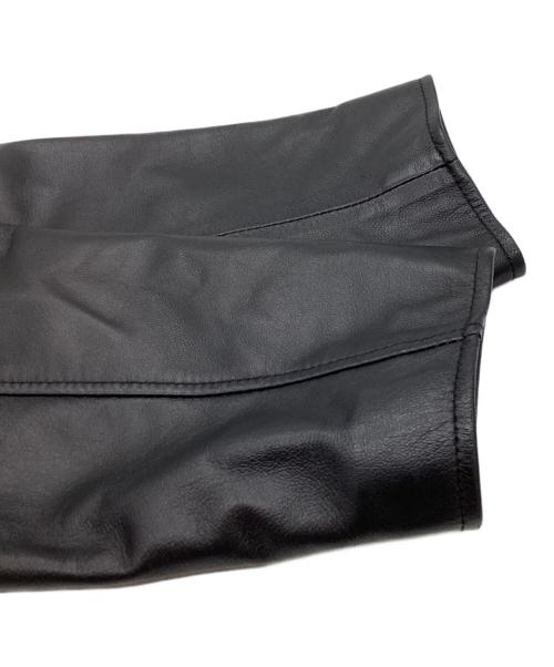 PS Paul Smith（ＰＳポールスミス）PS Paul Smith (ピーエスポールスミス) シープスキンライダースジャケット ブラック サイズ:46の古着・服飾アイテム