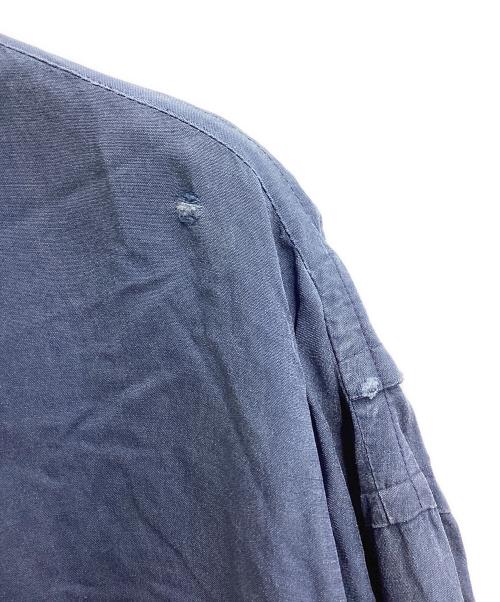 MISSONI UOMO（ミッソーニウオモ）MISSONI UOMO (ミッソーニウオモ) シルクブルゾン / イタリア製 ネイビー サイズ:50の古着・服飾アイテム