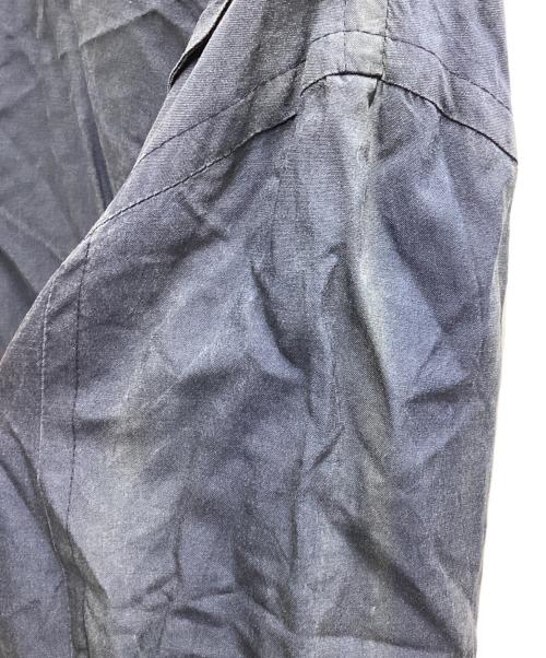 MISSONI UOMO（ミッソーニウオモ）MISSONI UOMO (ミッソーニウオモ) シルクブルゾン / イタリア製 ネイビー サイズ:50の古着・服飾アイテム