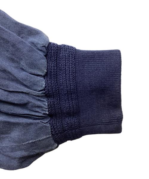 MISSONI UOMO（ミッソーニウオモ）MISSONI UOMO (ミッソーニウオモ) シルクブルゾン / イタリア製 ネイビー サイズ:50の古着・服飾アイテム