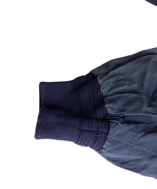 MISSONI UOMO（ミッソーニウオモ）MISSONI UOMO (ミッソーニウオモ) シルクブルゾン / イタリア製 ネイビー サイズ:50の古着・服飾アイテム