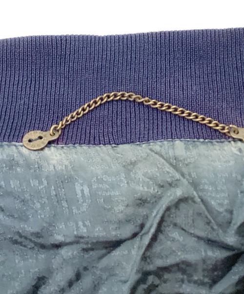 MISSONI UOMO（ミッソーニウオモ）MISSONI UOMO (ミッソーニウオモ) シルクブルゾン / イタリア製 ネイビー サイズ:50の古着・服飾アイテム