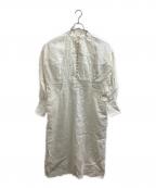 holidayホリデー）の古着「ヘビーリネンドレス　/　21102528」｜アイボリー