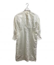 holiday（ホリデー）の古着「ヘビーリネンドレス　/　21102528」｜アイボリー