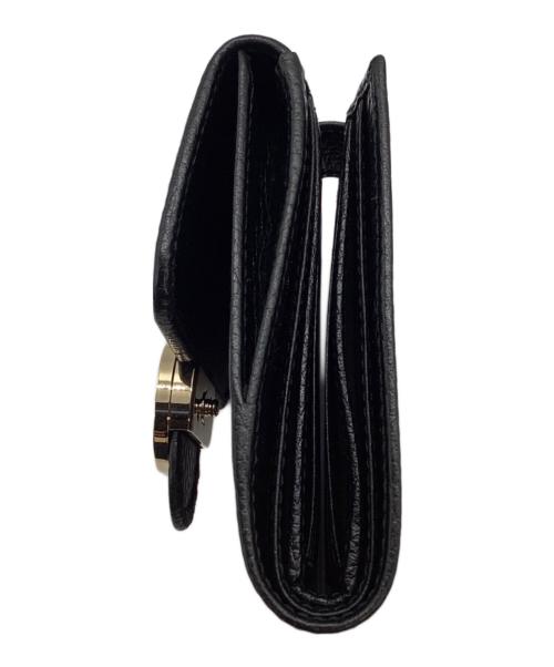 GUCCI（グッチ）GUCCI (グッチ) インターロッキングG 二つ折り財布 / 615525 / 534563 ブラックの古着・服飾アイテム