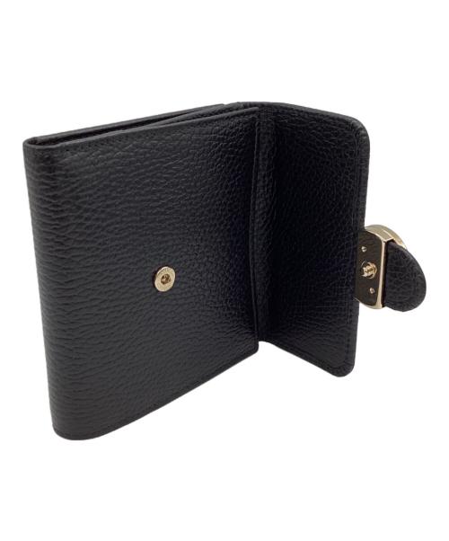 GUCCI（グッチ）GUCCI (グッチ) インターロッキングG 二つ折り財布 / 615525 / 534563 ブラックの古着・服飾アイテム