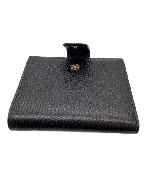 GUCCI（グッチ）GUCCI (グッチ) インターロッキングG 二つ折り財布 / 615525 / 534563 ブラックの古着・服飾アイテム