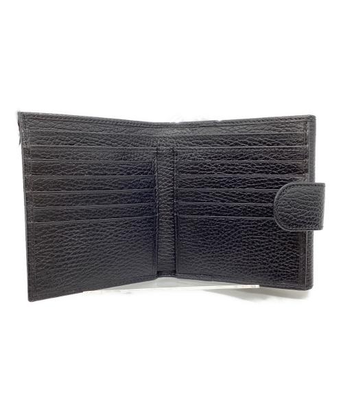 GUCCI（グッチ）GUCCI (グッチ) インターロッキングG 二つ折り財布 / 615525 / 534563 ブラックの古着・服飾アイテム