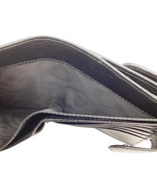 GUCCI（グッチ）GUCCI (グッチ) インターロッキングG 二つ折り財布 / 615525 / 534563 ブラックの古着・服飾アイテム