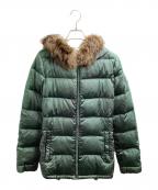 PRADA SPORTSプラダスポーツ）の古着「ファーダウンジャケット / 2011年モデル / 28D060 R0K」｜グリーン
