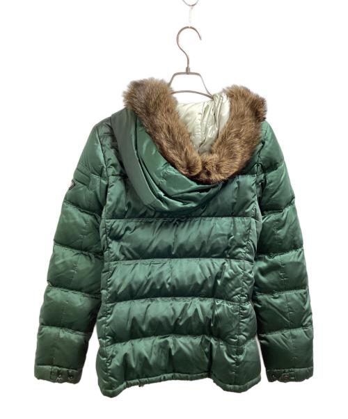 PRADA SPORTS（プラダスポーツ）PRADA SPORTS (プラダスポーツ) ファーダウンジャケット / 2011年モデル / 28D060 R0K グリーン サイズ:40の古着・服飾アイテム
