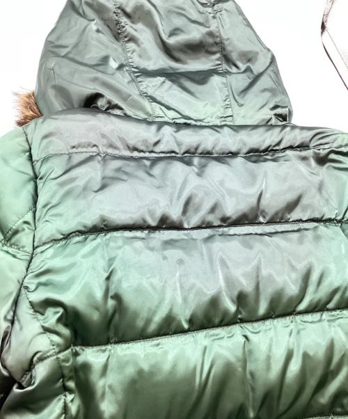 PRADA SPORTS（プラダスポーツ）PRADA SPORTS (プラダスポーツ) ファーダウンジャケット / 2011年モデル / 28D060 R0K グリーン サイズ:40の古着・服飾アイテム