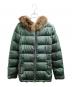 PRADA SPORTS（プラダスポーツ）の古着「ファーダウンジャケット / 2011年モデル / 28D060 R0K」｜グリーン
