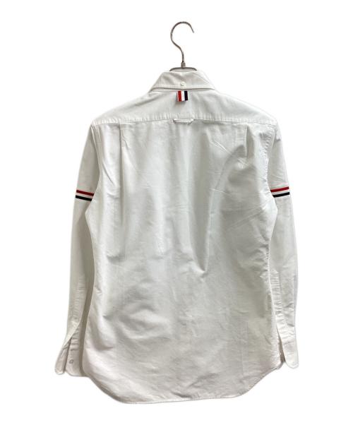 Thom Browne（トムブラウン）Thom Browne (トムブラウン) Oxford Striped Elastic Seam Shirt / オックスフォードストライプ エラスティックシームシャツ / MWL270A-00139100 ホワイト サイズ:2の古着・服飾アイテム