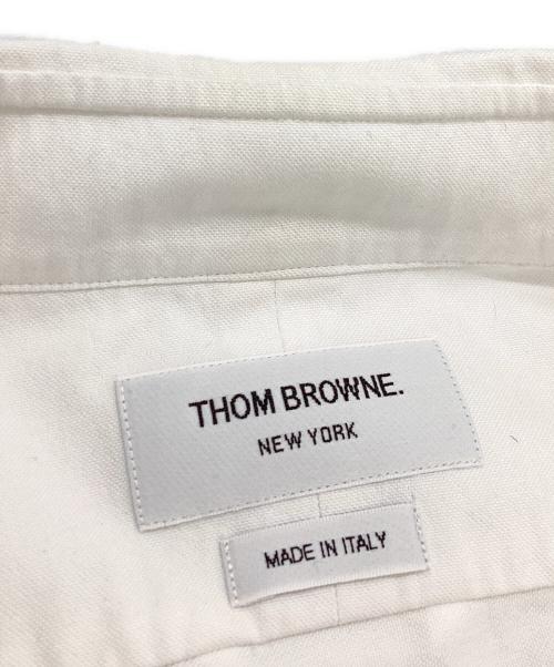 Thom Browne（トムブラウン）Thom Browne (トムブラウン) Oxford Striped Elastic Seam Shirt / オックスフォードストライプ エラスティックシームシャツ / MWL270A-00139100 ホワイト サイズ:2の古着・服飾アイテム