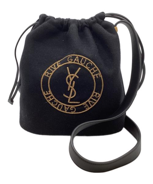 Saint Laurent Paris（サンローランパリ）Saint Laurent Paris (サンローランパリ) RIVE GAUCHE BUCKET BAG / リヴゴーシュ バケットバッグ / TCT710261 / 0124 ブラックの古着・服飾アイテム