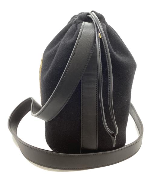 Saint Laurent Paris（サンローランパリ）Saint Laurent Paris (サンローランパリ) RIVE GAUCHE BUCKET BAG / リヴゴーシュ バケットバッグ / TCT710261 / 0124 ブラックの古着・服飾アイテム