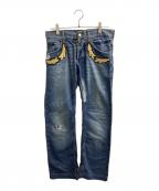DOLCE & GABBANAドルチェ＆ガッバーナ）の古着「刺繍デニムパンツ / G3S2CD」｜インディゴ