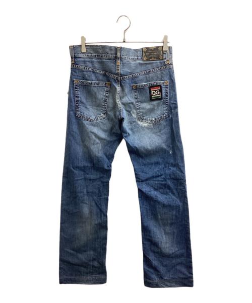 DOLCE & GABBANA（ドルチェ＆ガッバーナ）DOLCE & GABBANA (ドルチェ＆ガッバーナ) 刺繍デニムパンツ / G3S2CD インディゴ サイズ:44の古着・服飾アイテム