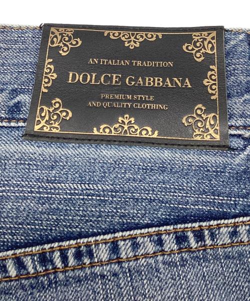 DOLCE & GABBANA（ドルチェ＆ガッバーナ）DOLCE & GABBANA (ドルチェ＆ガッバーナ) 刺繍デニムパンツ / G3S2CD インディゴ サイズ:44の古着・服飾アイテム