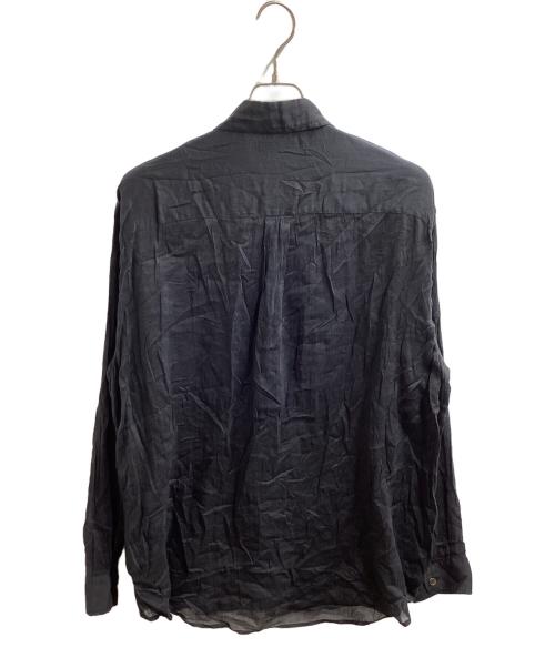 OUR LEGACY（アワーレガシー）OUR LEGACY (アワーレガシー) stussy (ステューシー) WORK SHOP SHIRT / コットンシルクシャツ / 25SS  ブラック サイズ:Sの古着・服飾アイテム