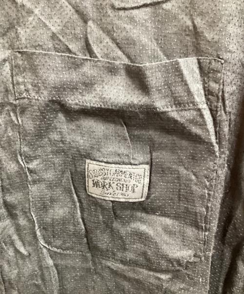 OUR LEGACY（アワーレガシー）OUR LEGACY (アワーレガシー) stussy (ステューシー) WORK SHOP SHIRT / コットンシルクシャツ / 25SS  ブラック サイズ:Sの古着・服飾アイテム