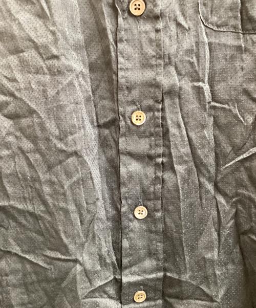 OUR LEGACY（アワーレガシー）OUR LEGACY (アワーレガシー) stussy (ステューシー) WORK SHOP SHIRT / コットンシルクシャツ / 25SS  ブラック サイズ:Sの古着・服飾アイテム