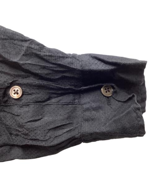 OUR LEGACY（アワーレガシー）OUR LEGACY (アワーレガシー) stussy (ステューシー) WORK SHOP SHIRT / コットンシルクシャツ / 25SS  ブラック サイズ:Sの古着・服飾アイテム