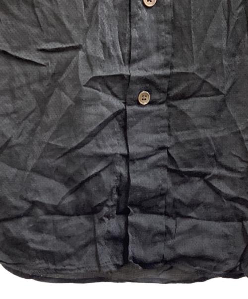 OUR LEGACY（アワーレガシー）OUR LEGACY (アワーレガシー) stussy (ステューシー) WORK SHOP SHIRT / コットンシルクシャツ / 25SS  ブラック サイズ:Sの古着・服飾アイテム