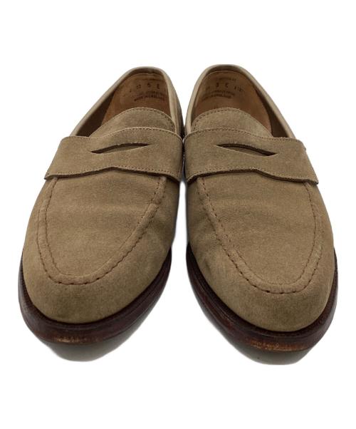 Crockett & Jones（クロケット＆ジョーンズ）Crockett & Jones 　 (クロケット＆ジョーンズ) BEAMS F (ビームスエフ) 別注コインローファー /  CAMDEN / カムデン ベージュ サイズ:5Eの古着・服飾アイテム