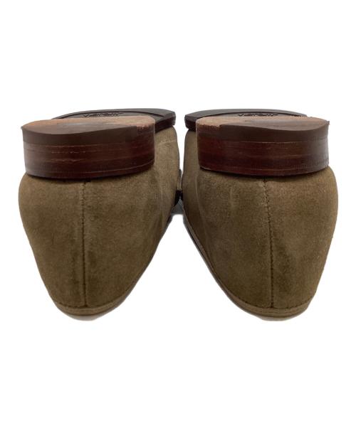 Crockett & Jones（クロケット＆ジョーンズ）Crockett & Jones 　 (クロケット＆ジョーンズ) BEAMS F (ビームスエフ) 別注コインローファー /  CAMDEN / カムデン ベージュ サイズ:5Eの古着・服飾アイテム