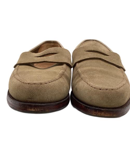Crockett & Jones（クロケット＆ジョーンズ）Crockett & Jones 　 (クロケット＆ジョーンズ) BEAMS F (ビームスエフ) 別注コインローファー /  CAMDEN / カムデン ベージュ サイズ:5Eの古着・服飾アイテム