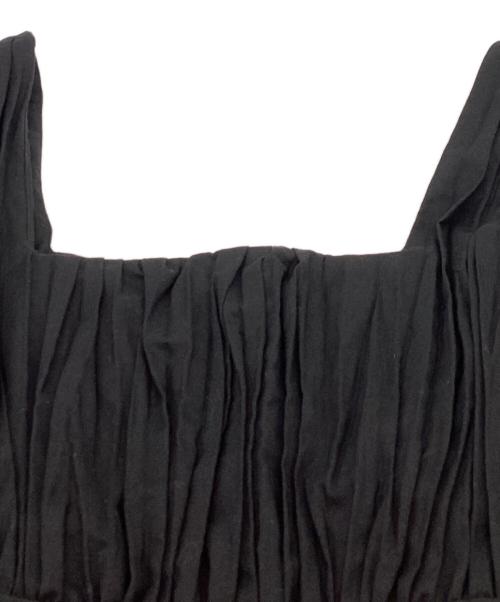 FRAY ID（フレイ アイディー）FRAY ID (フレイ アイディー) ワッシャープリーツワンピース / FWF0182116 ブラック サイズ:1 未使用品の古着・服飾アイテム