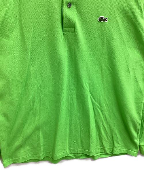 LACOSTE（ラコステ）LACOSTE (ラコステ) The Origin L/S Polo Shirt / ワンポイントロゴ / L1312LJ / MADE IN JAPAN グリーン サイズ:XXLの古着・服飾アイテム