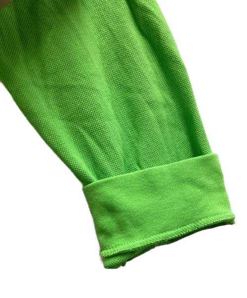 LACOSTE（ラコステ）LACOSTE (ラコステ) The Origin L/S Polo Shirt / ワンポイントロゴ / L1312LJ / MADE IN JAPAN グリーン サイズ:XXLの古着・服飾アイテム