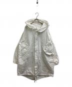 BACKERSバッカーズ）の古着「Snow Camo Parka / スノーカモモッズコート / K78-3144-1 」｜ホワイト