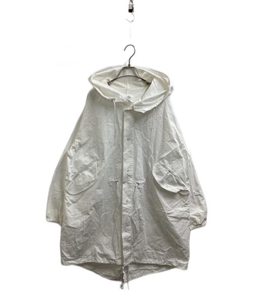 BACKERS（バッカーズ）Backers (バッカーズ) Snow Camo Parka / スノーカモモッズコート / K78-3144-1  ホワイト サイズ:Sの古着・服飾アイテム