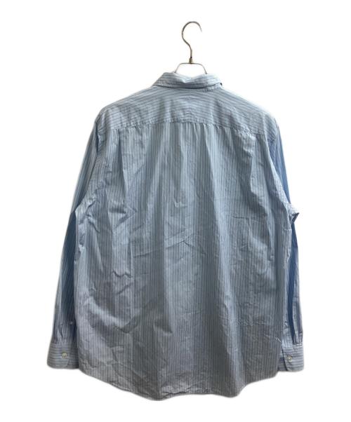 AURALEE（オーラリー）AURALEE (オーラリー) SUVIN HIGH COUNT CLOTH STRIPE SHIRT / SUVINハイカウントクロスストライプシャツ / A25SS01SS / 25SS ブルー サイズ:5の古着・服飾アイテム