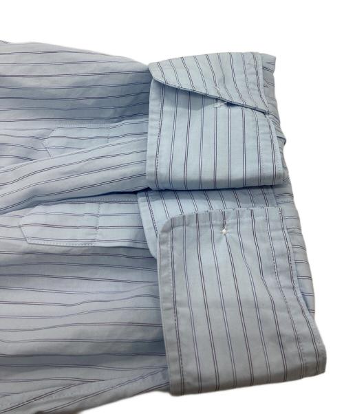 AURALEE（オーラリー）AURALEE (オーラリー) SUVIN HIGH COUNT CLOTH STRIPE SHIRT / SUVINハイカウントクロスストライプシャツ / A25SS01SS / 25SS ブルー サイズ:5の古着・服飾アイテム