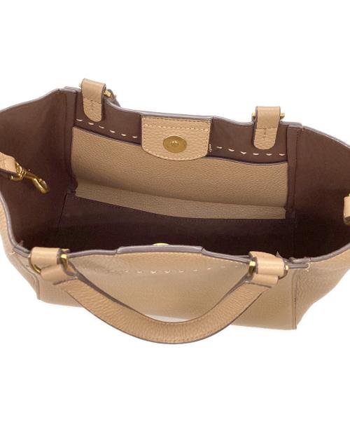 TORY BURCH（トリーバーチ）TORY BURCH (トリーバーチ) McGraw Small Bucket Bag / マグロウ スモール バケットバッグ / 10005608 ベージュの古着・服飾アイテム