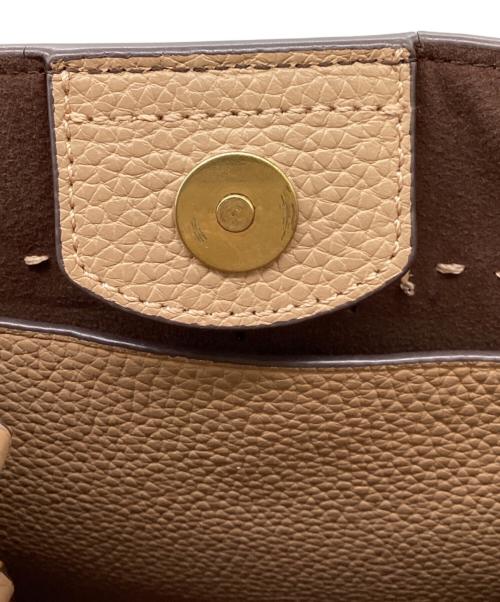 TORY BURCH（トリーバーチ）TORY BURCH (トリーバーチ) McGraw Small Bucket Bag / マグロウ スモール バケットバッグ / 10005608 ベージュの古着・服飾アイテム