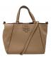 TORY BURCH（トリーバーチ）の古着「McGraw Small Bucket Bag / マグロウ スモール バケットバッグ / 10005608」｜ベージュ
