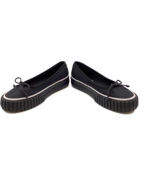 MM6 Maison Margiela（エムエムシックスメゾンマルジェラ）MM6 Maison Margiela　 (エムエムシックスメゾンマルジェラ) バレリーナスニーカー ブラック サイズ:35の古着・服飾アイテム